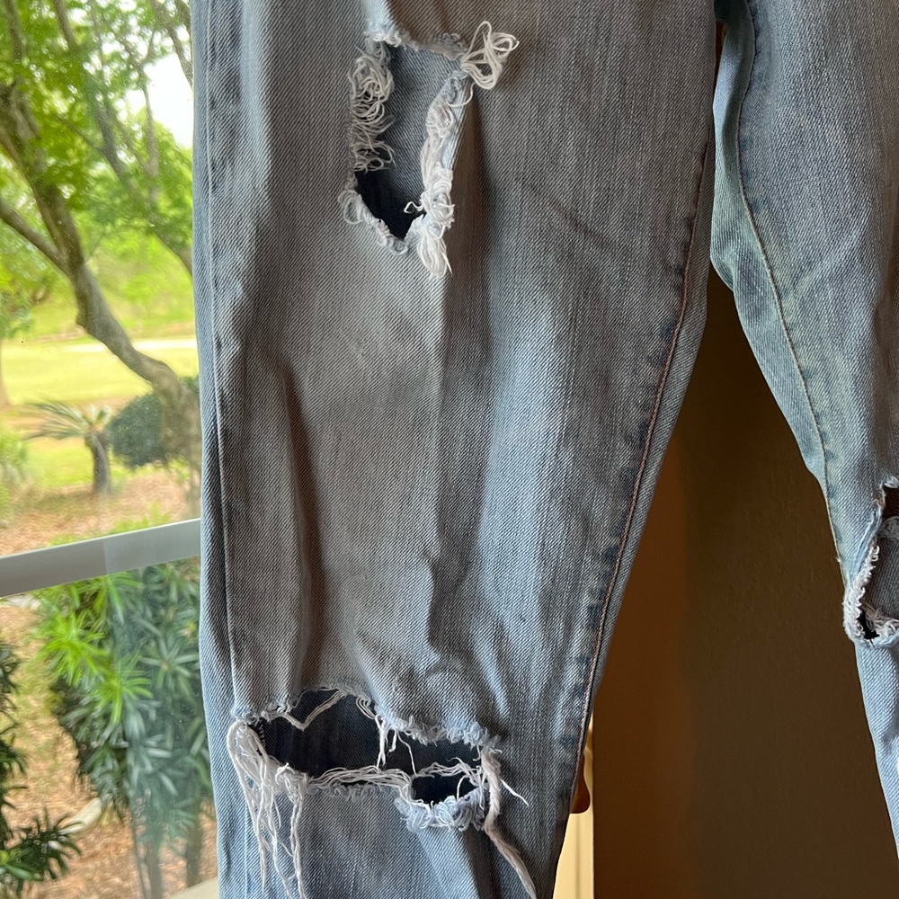 Abercrombie and Fitch Vintage 5 Pocket Distressed Denim Flare Leg Bootcut - Picture 3 of 9